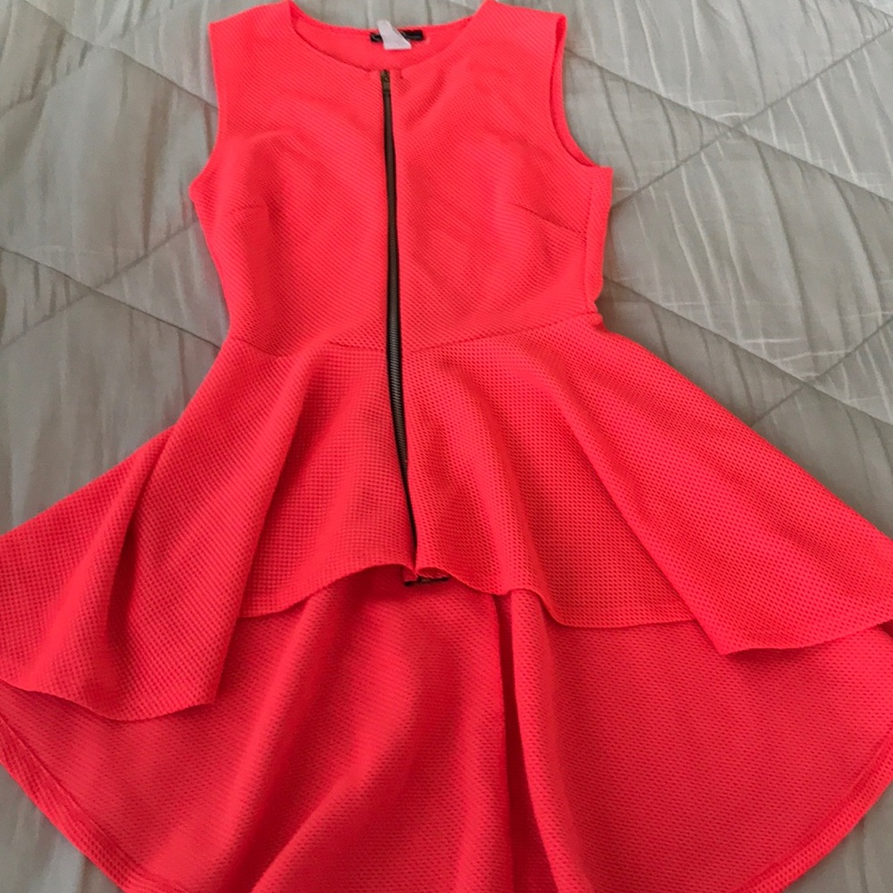 Cleo apparel neon orange dress